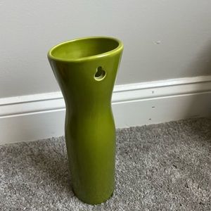 Vintage ceramic hanging wall vase